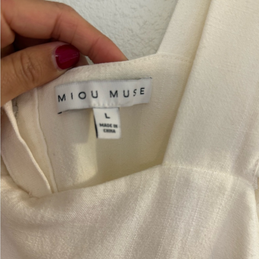 Ovi Cream Ruffled Blouse - Picture 6 of 7